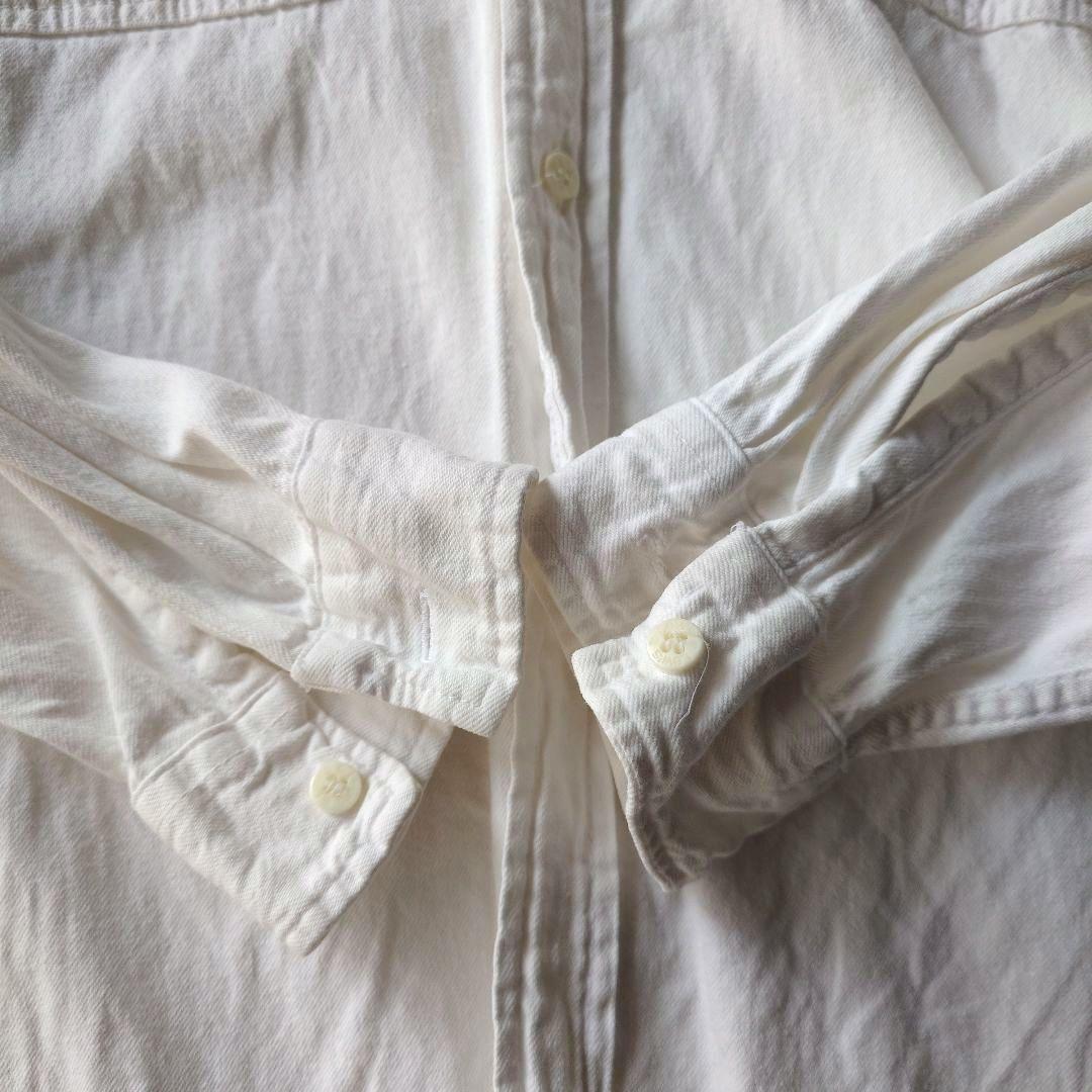 EURO Levis white denim work shirts s