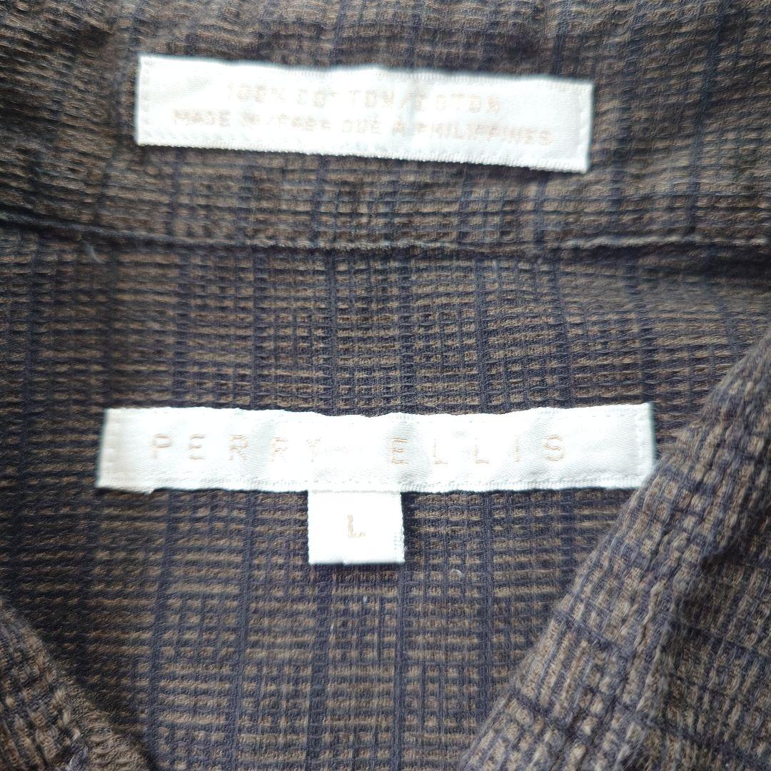 PerryEllis dobby cotton shirts L