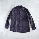 画像をギャラリービューアに読み込む, used suede like stand collar shirts L~XL
