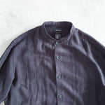 画像をギャラリービューアに読み込む, used suede like stand collar shirts L~XL

