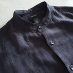画像をギャラリービューアに読み込む, used suede like stand collar shirts L~XL
