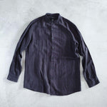 画像をギャラリービューアに読み込む, used suede like stand collar shirts L~XL
