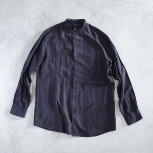 used suede like stand collar shirts L~XL
