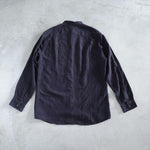 画像をギャラリービューアに読み込む, used suede like stand collar shirts L~XL
