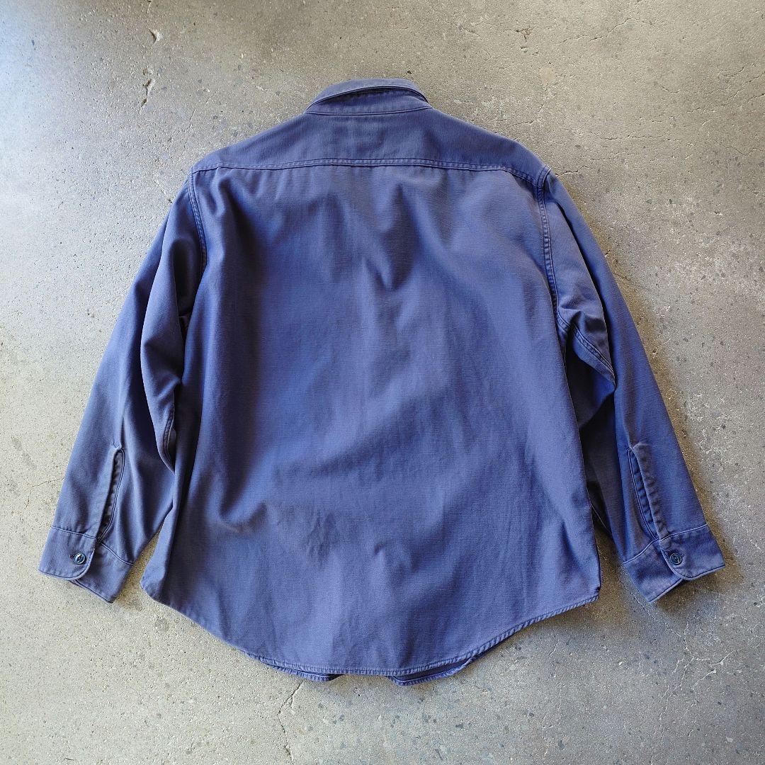 60s　sears roebuck work shirts 60年代　sears シアーズローバック　ワークシャツ　L　猫目ボタン