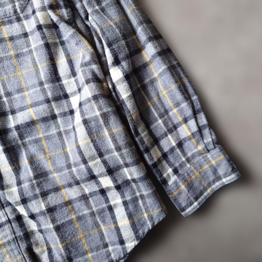 LLBEAN flannel check shirts M