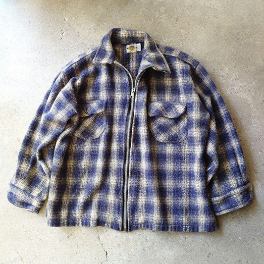 old earth ragz zip up jacket オールド　アースラグズ　オンブレ　ジャケット　XL