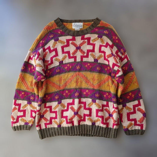 Used Hand Knit native pattern