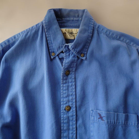 90s EDDIEBAUER BD twill shirts S