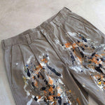 画像をギャラリービューアに読み込む, Used Handpaint Workpants 古着　ユーズド　ペイント　チノパンツ　W34 L30
