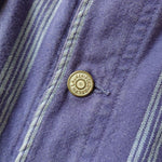 画像をギャラリービューアに読み込む, poloralphlauren chore jacket made in USA ポロラルフローレン　アメリカ製　ストライプ　チョアジャケット　カバーオール　M
