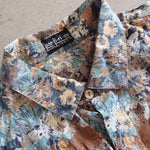 画像をギャラリービューアに読み込む, Used Rayon flower print shirts 古着　レーヨン　花柄　フラワープリント　比翼シャツ　L~XL
