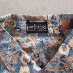 画像をギャラリービューアに読み込む, Used Rayon flower print shirts 古着　レーヨン　花柄　フラワープリント　比翼シャツ　L~XL
