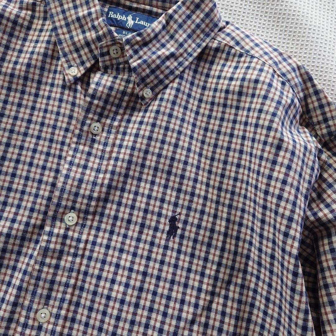 90’s poloralphlauren check shirts 90年代　POLO RALPHLAUREN　ポロラルフローレン　チエックシャツ