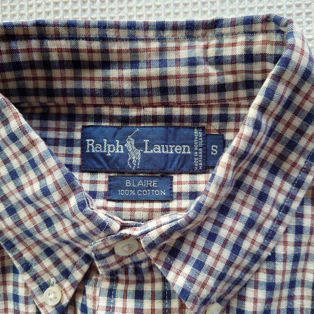 90’s poloralphlauren check shirts 90年代　POLO RALPHLAUREN　ポロラルフローレン　チエックシャツ