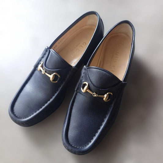 GUCCI women horsebit loafer 351/2 22.5cm