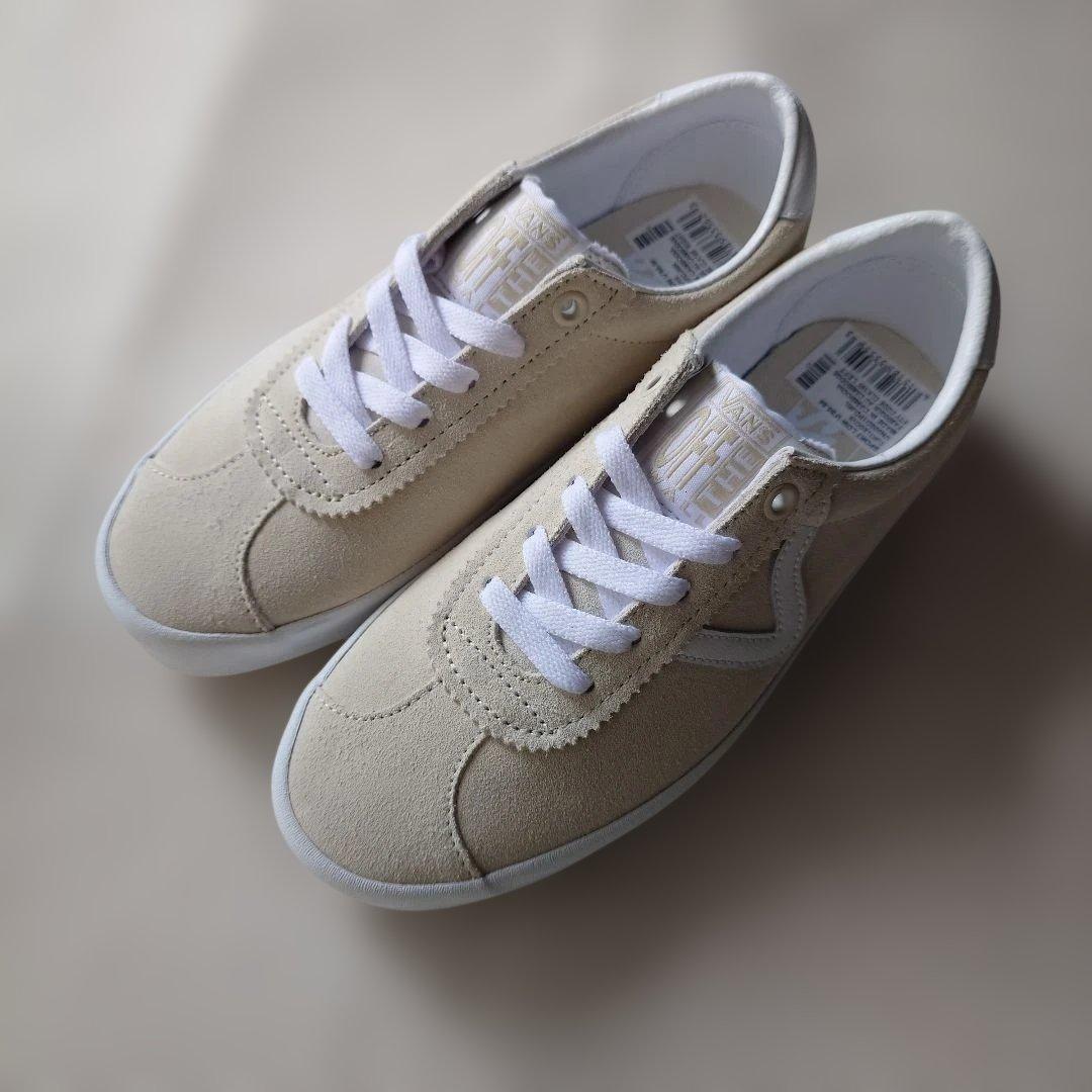 アメリカ企画 US VANS SPORT LOW スニーカー ベージュ 23.5cm