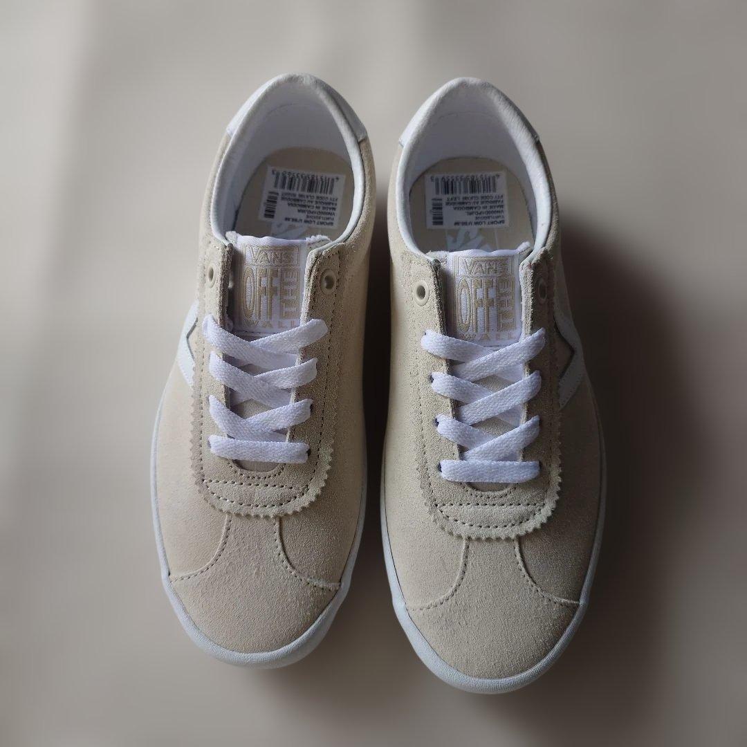 アメリカ企画 US VANS SPORT LOW スニーカー ベージュ 23.5cm