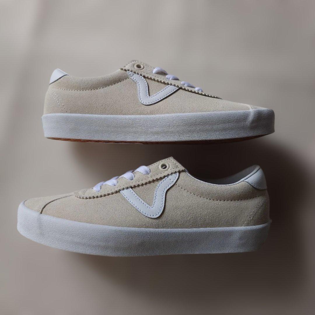 アメリカ企画 US VANS SPORT LOW スニーカー ベージュ 23.5cm