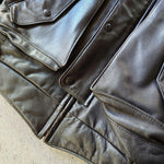画像をギャラリービューアに読み込む, GoldenBear Leather Jacket ゴールデンベア　90年代　レザージャケット　38 アメリカ製
