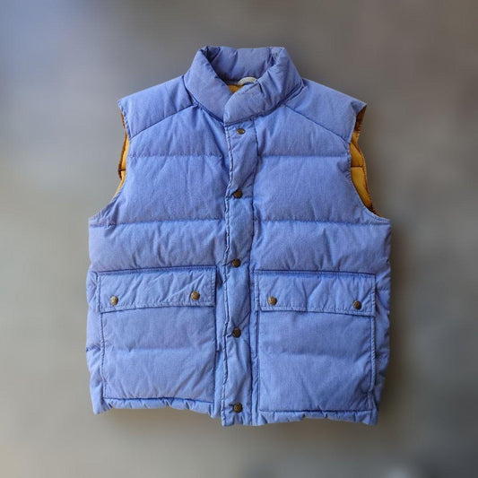 80s EDDIE BAUER down vest sax