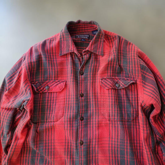 ROUNDTREE&YORKE　heavy flannnel shirts