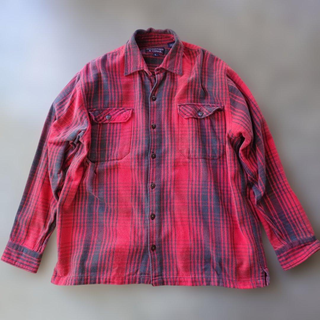 ROUNDTREE&YORKE　heavy flannnel shirts