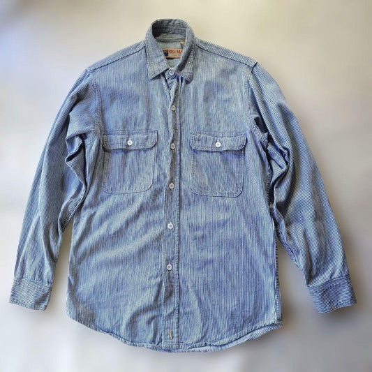80s BIGMAC hickory shirts 14-141/2