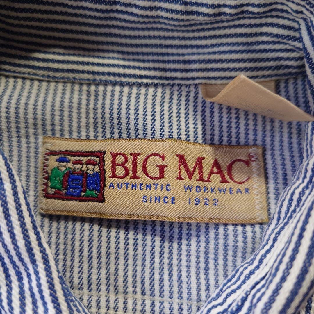 80s BIGMAC hickory shirts 14-141/2