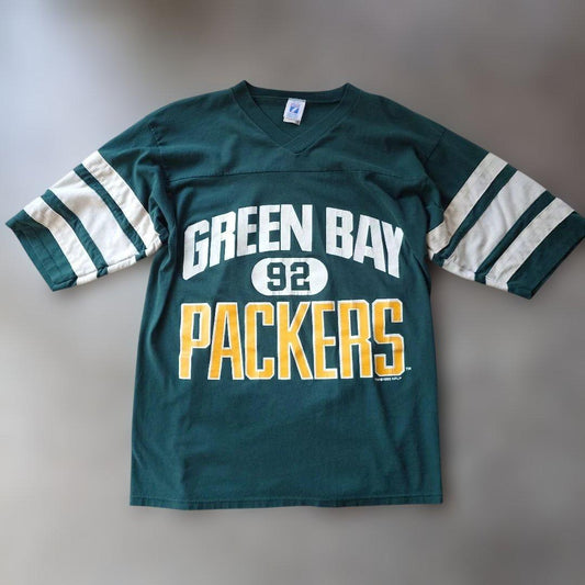 90s Made in USA football tee GREENBAY PACKERS L