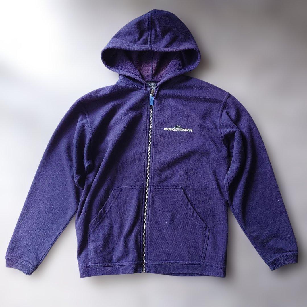 90s QUICK SILVER zip hoody sweat