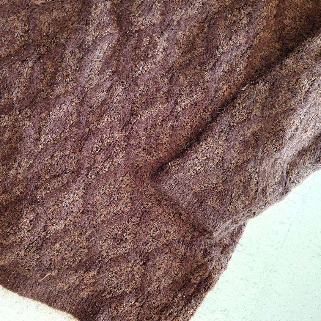 Used Mohair Long knit 古着 ユーズド　モヘア　ロングニット　Ｌ相当