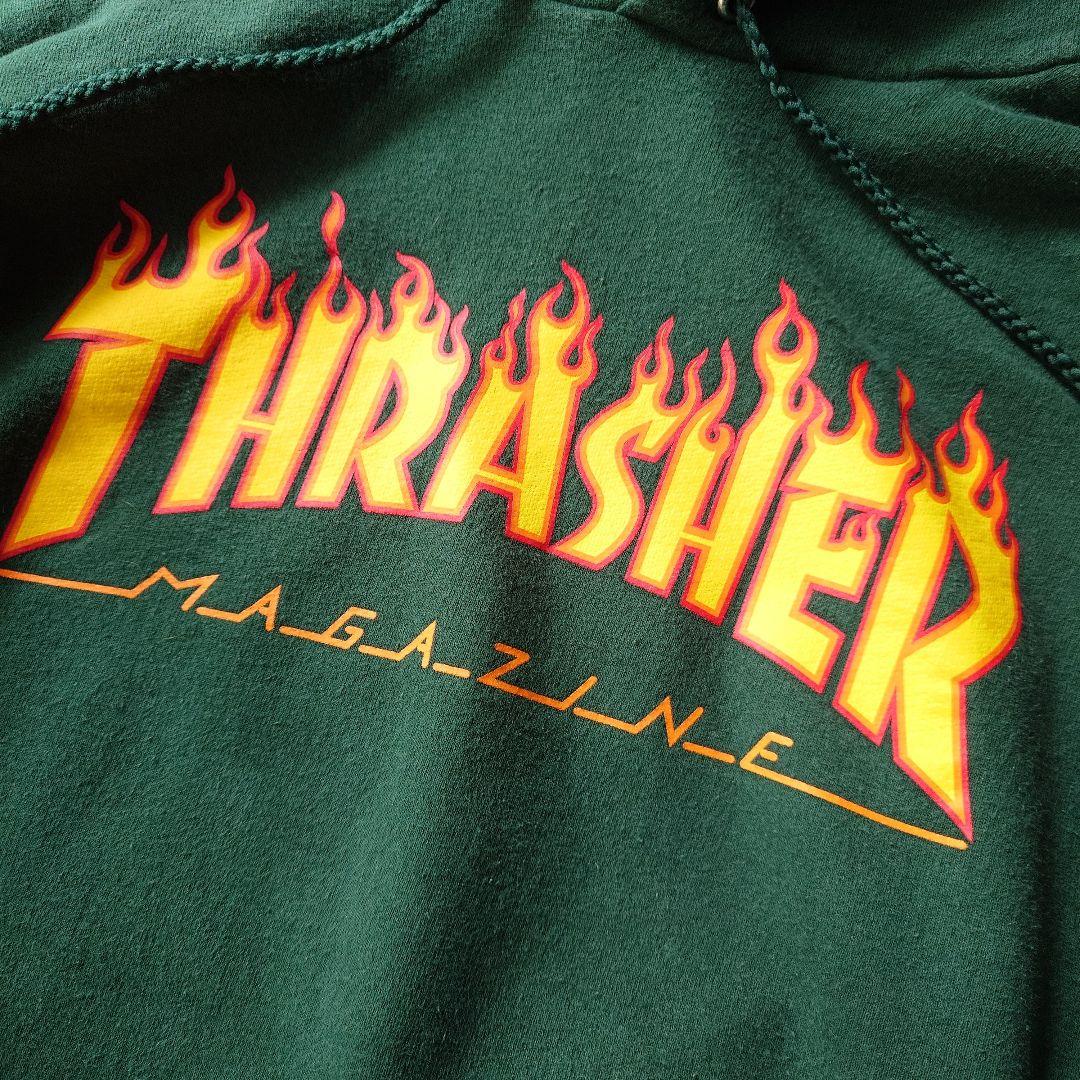 90s THRASHER hoody sweat M