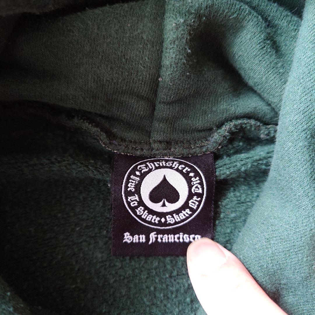 90s THRASHER hoody sweat M