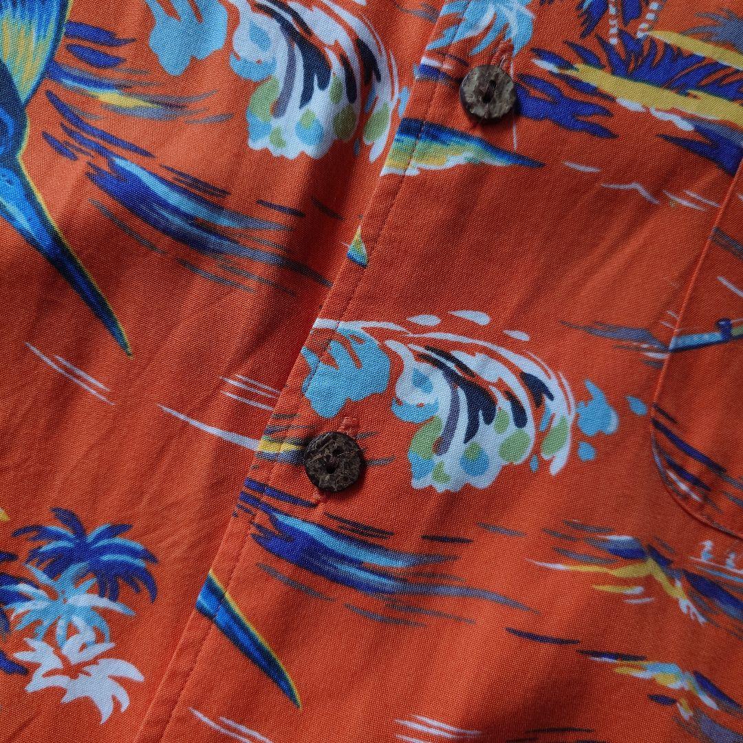 90s poloralphlauren rayon aloha shirts L