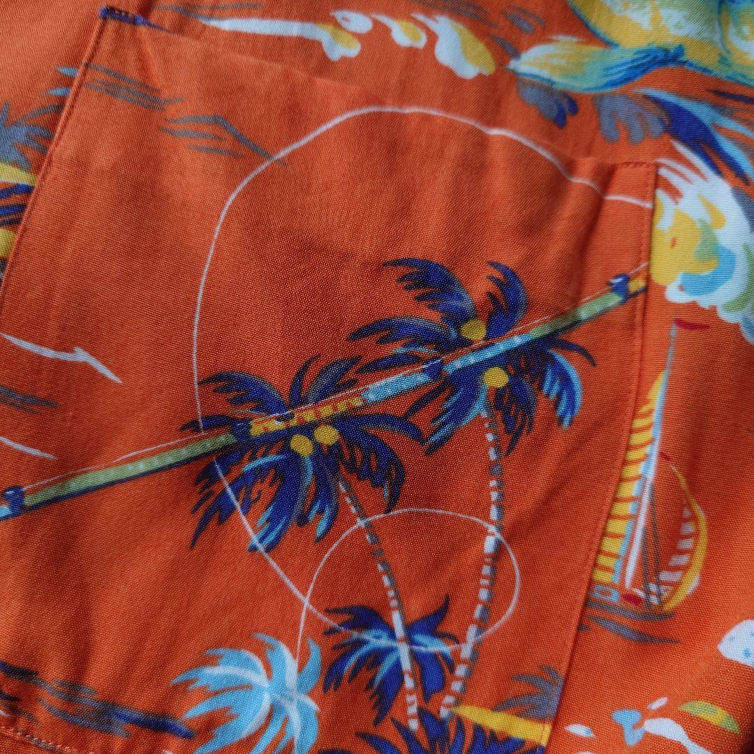 90s poloralphlauren rayon aloha shirts L