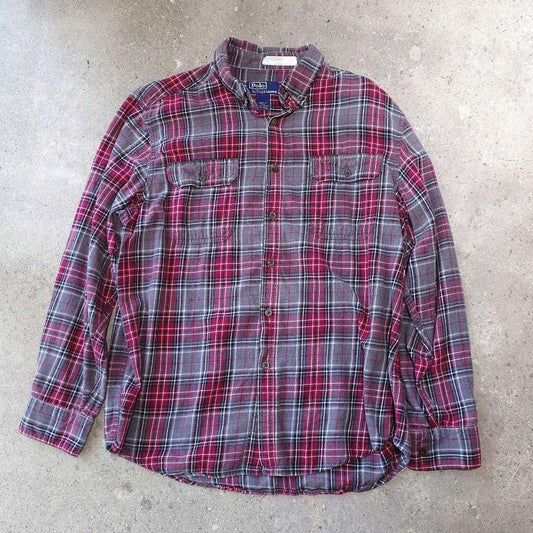 Polo ralphlauren check nel shirts Made in USAL