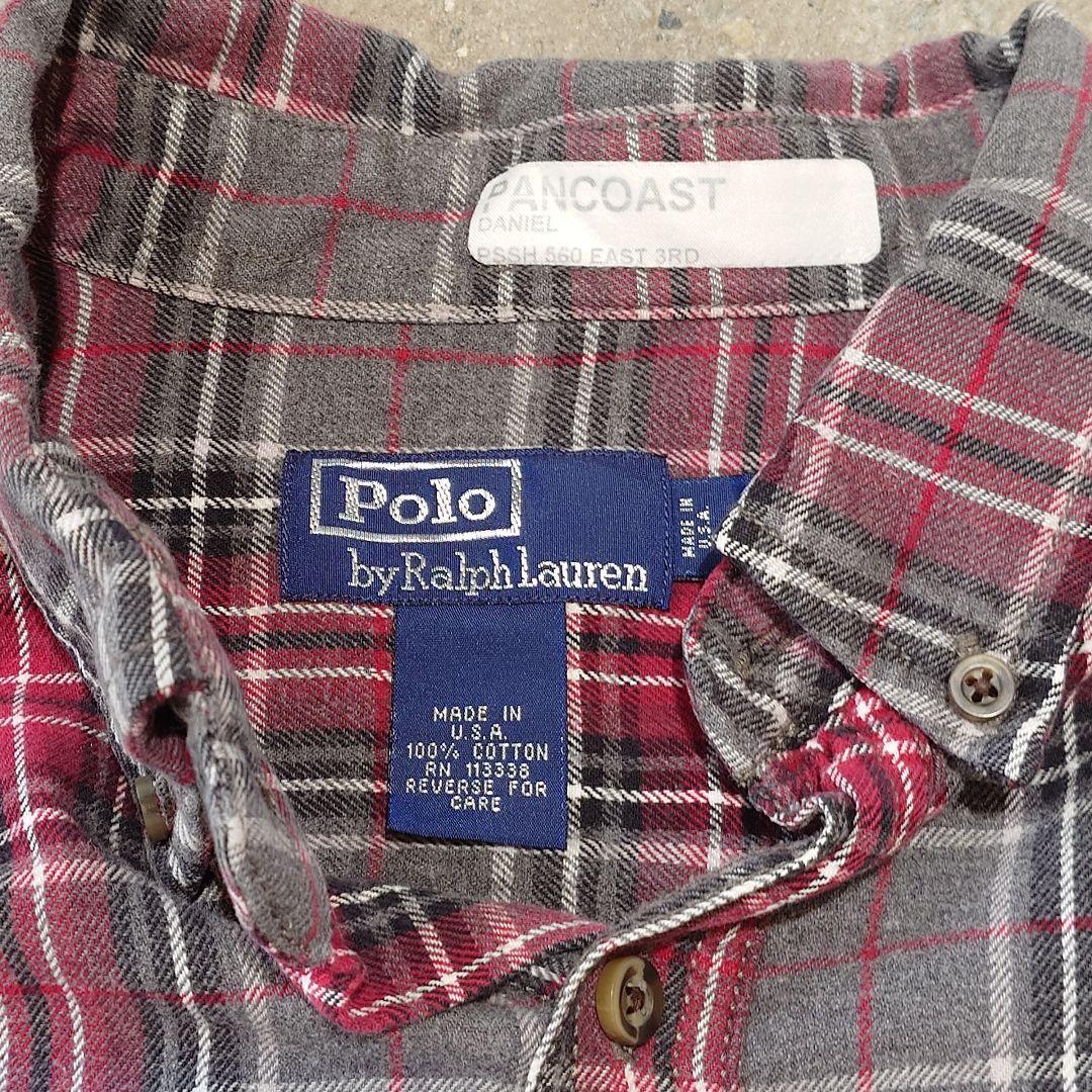 Polo ralphlauren check nel shirts Made in USAL