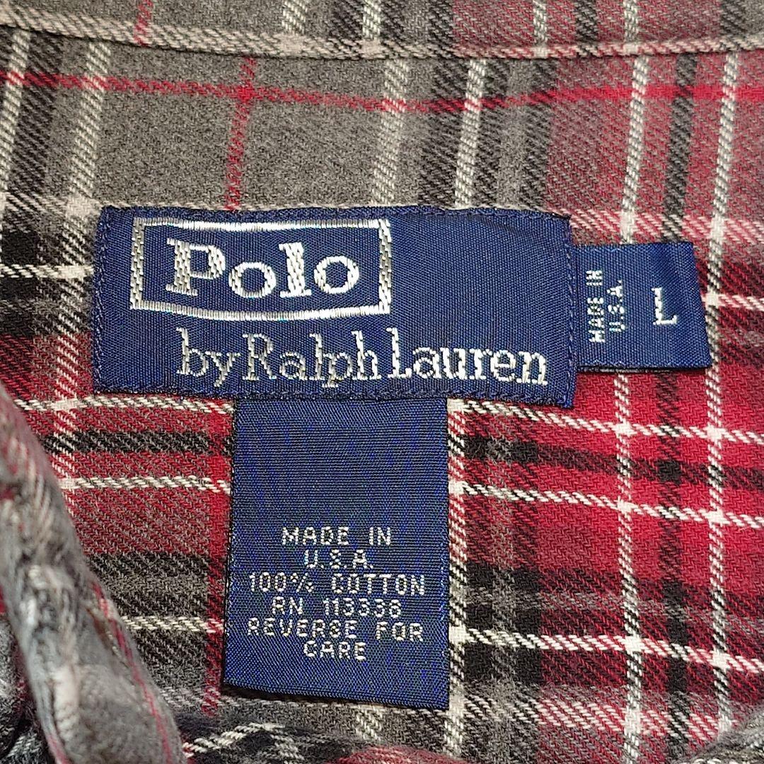 Polo ralphlauren check nel shirts Made in USAL