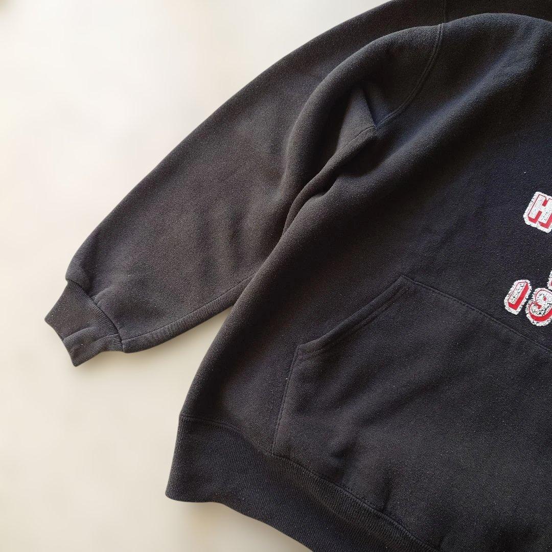 Russel atheletic sweat hoody parka USA black L