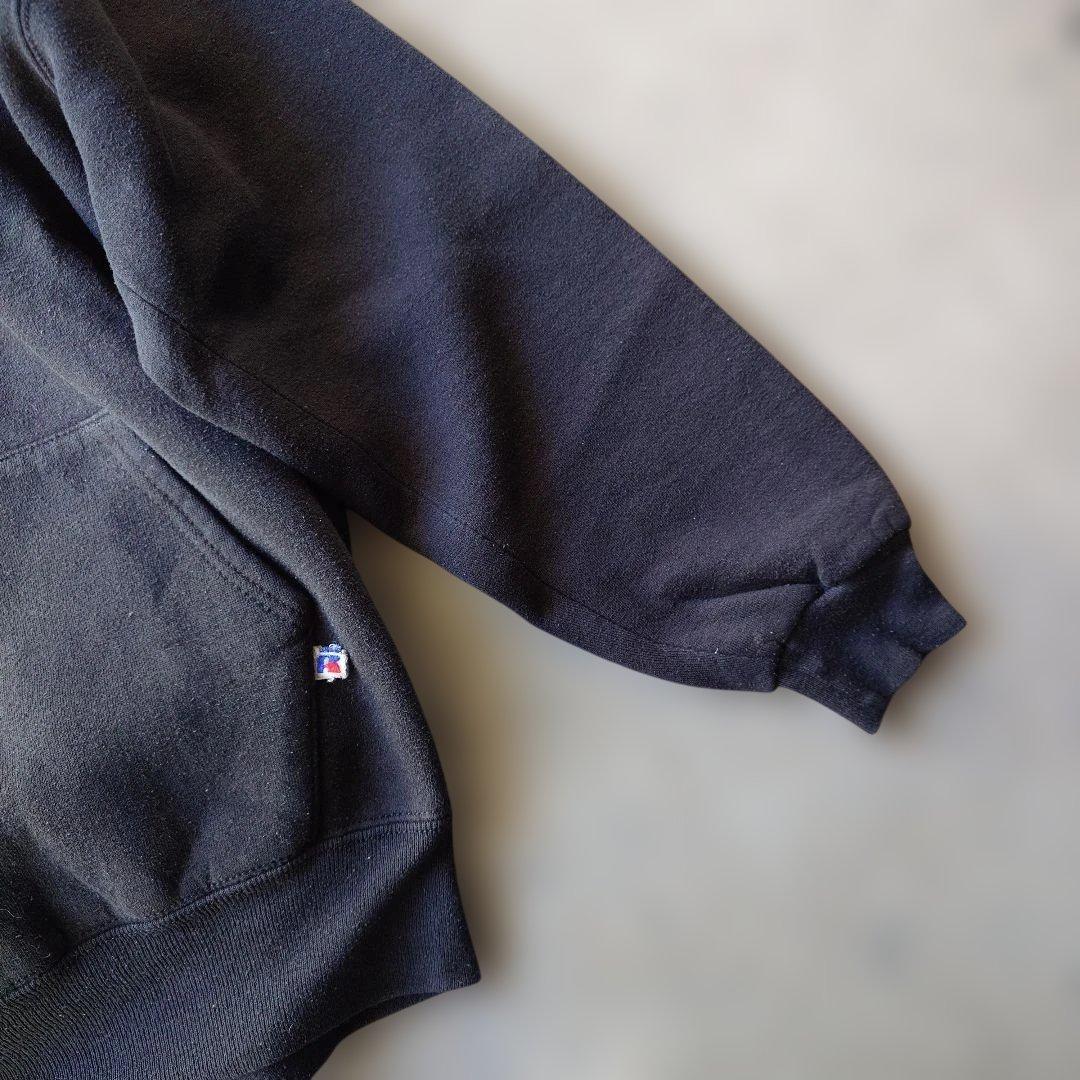 Russel atheletic sweat hoody parka USA black L