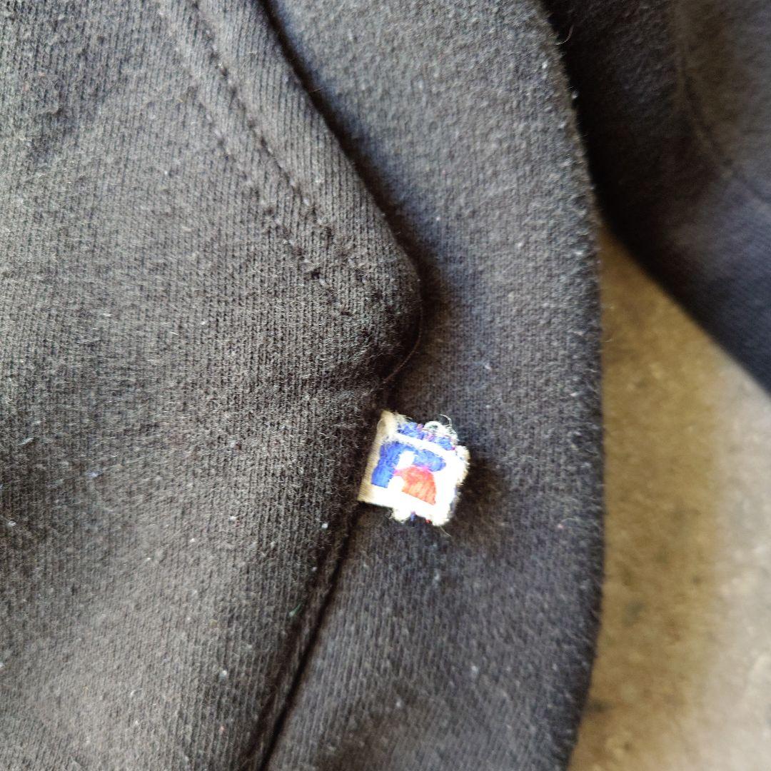 Russel atheletic sweat hoody parka USA black L