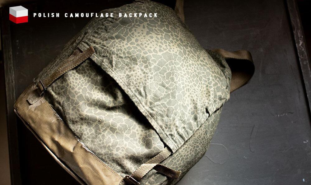 polland military camo backpack 古着　ビンテージ　ポーランド カモフラージュリュック　迷彩