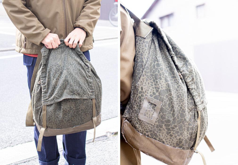 polland military camo backpack 古着　ビンテージ　ポーランド カモフラージュリュック　迷彩