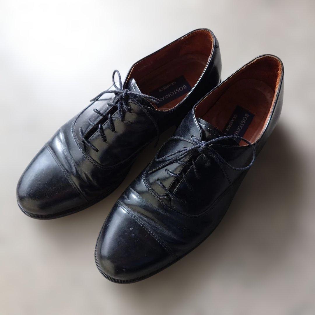 Bostonian leather straight tip shoes 9 1/2