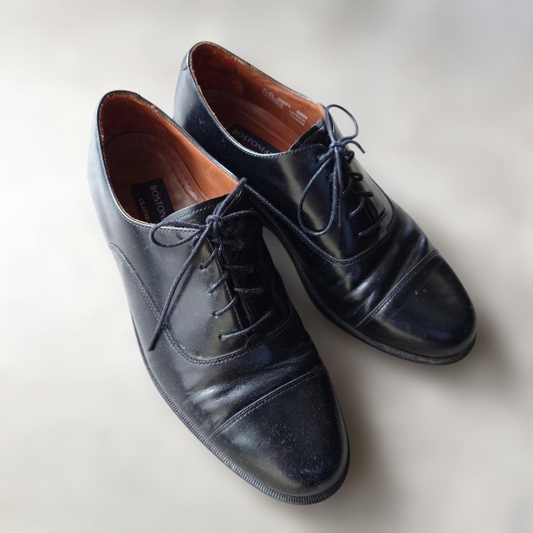 Bostonian leather straight tip shoes 9 1/2