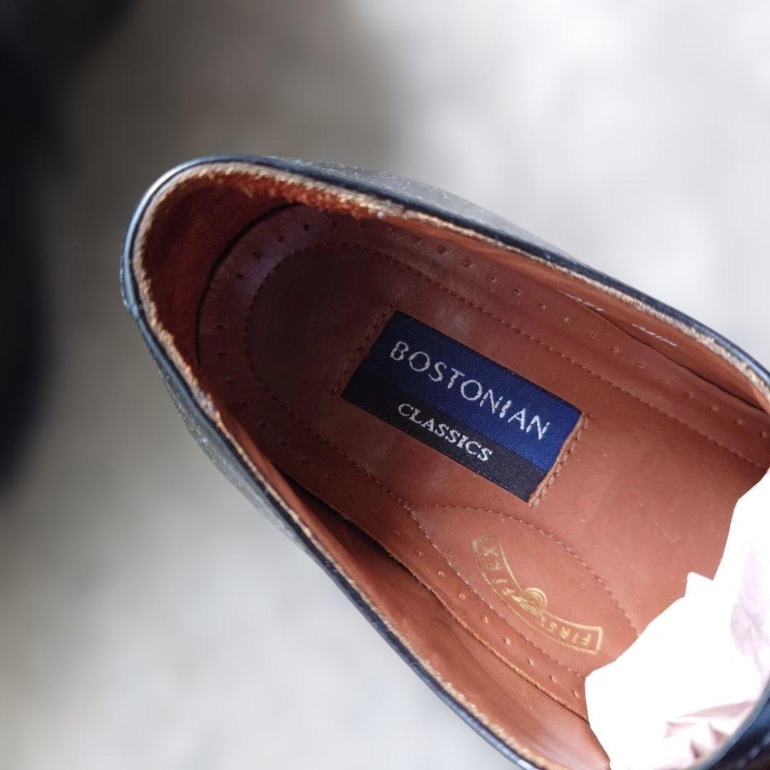 Bostonian leather straight tip shoes 9 1/2