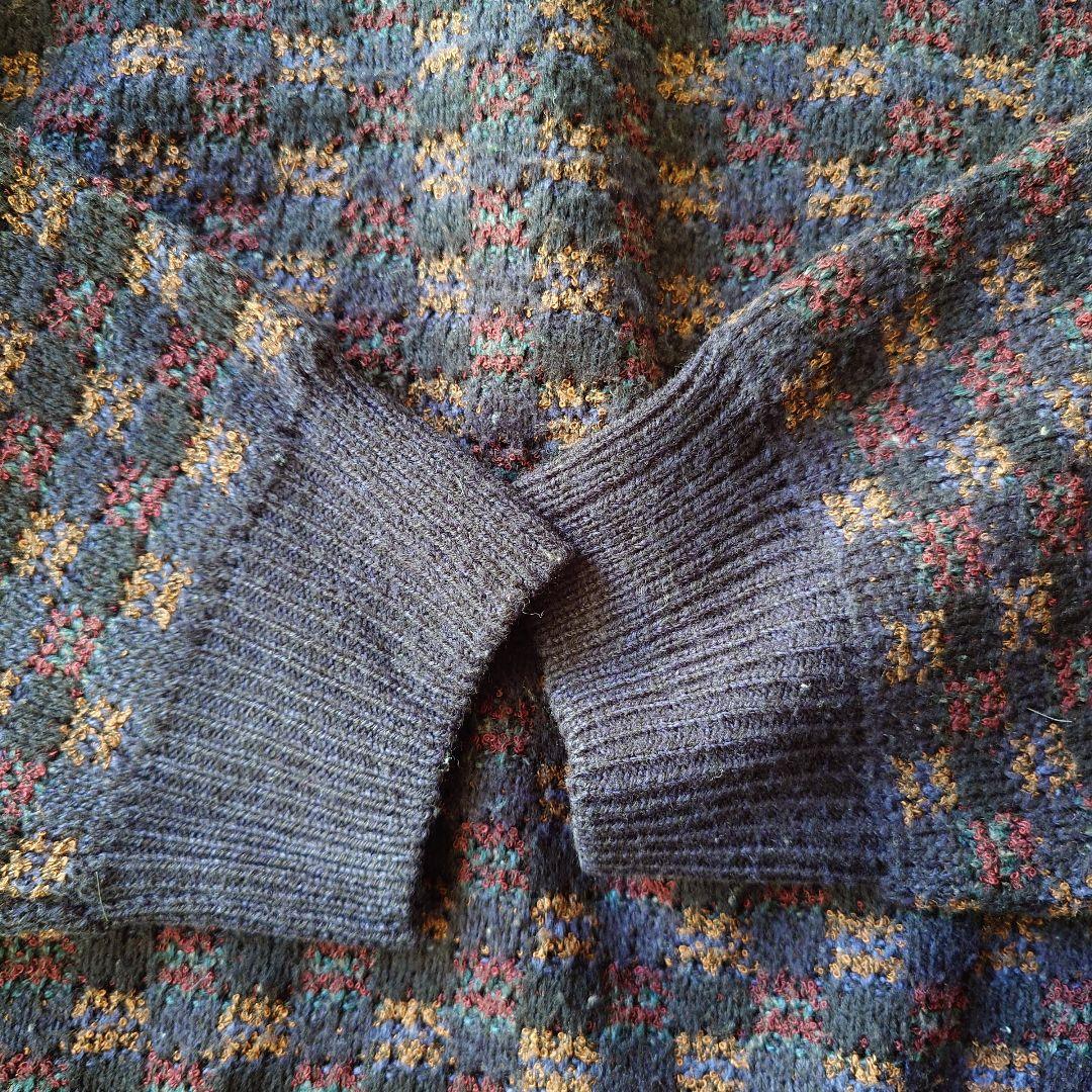 towncraft knit XL 　タウンクラフト　ジャガードニット