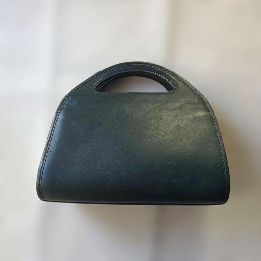 OLD COACH halfmoon leather bag