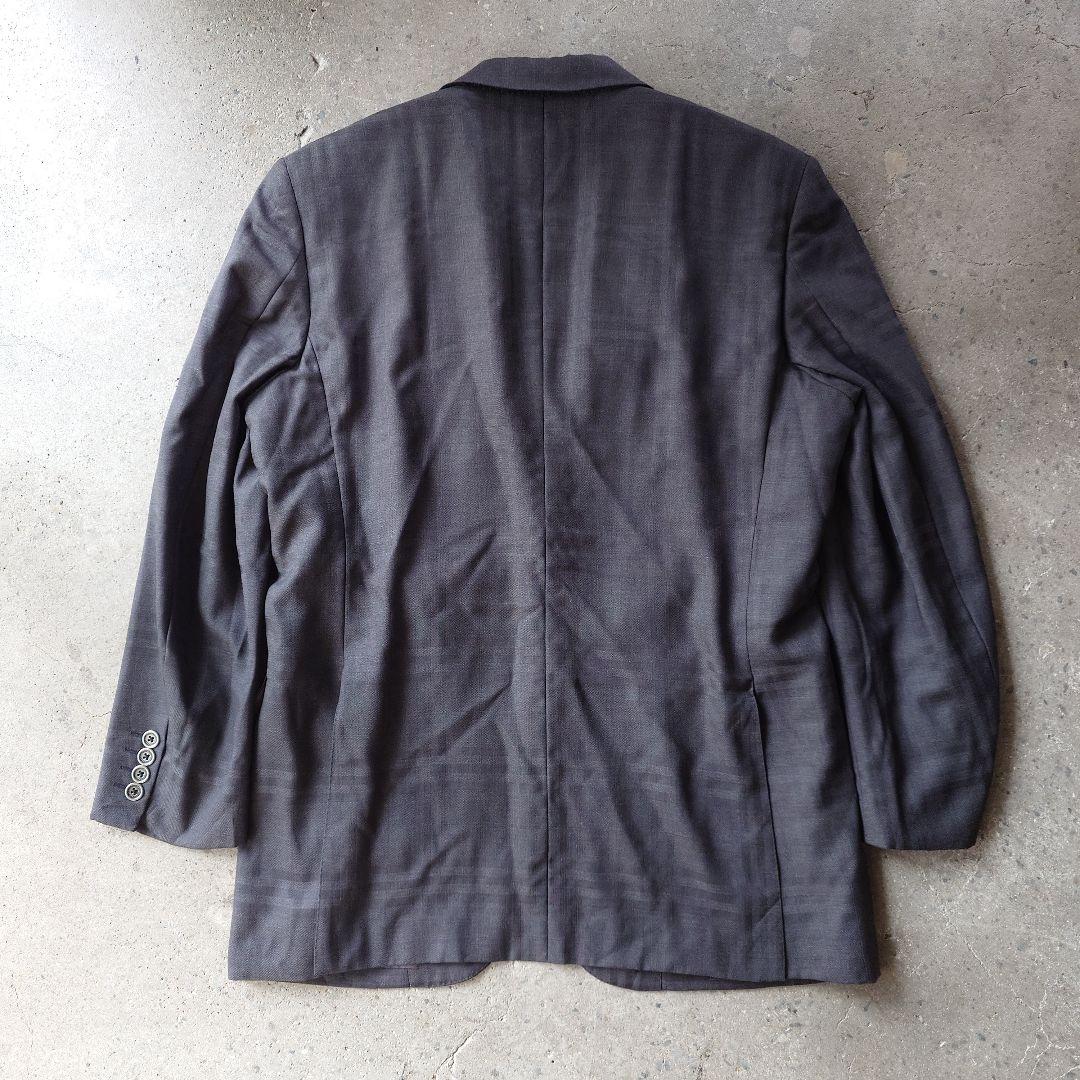 BURBERRY shadow check tailored jacket L